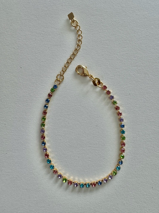 Tea Time Tennis Bracelet