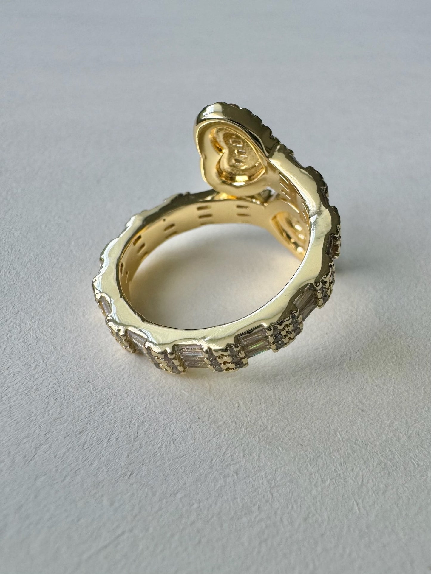 Double Hearted Ring