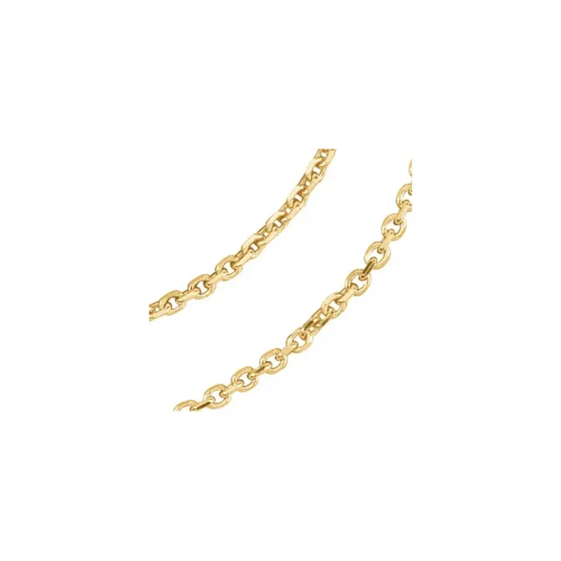 1.75mm Diamond-Cut Cable Chain