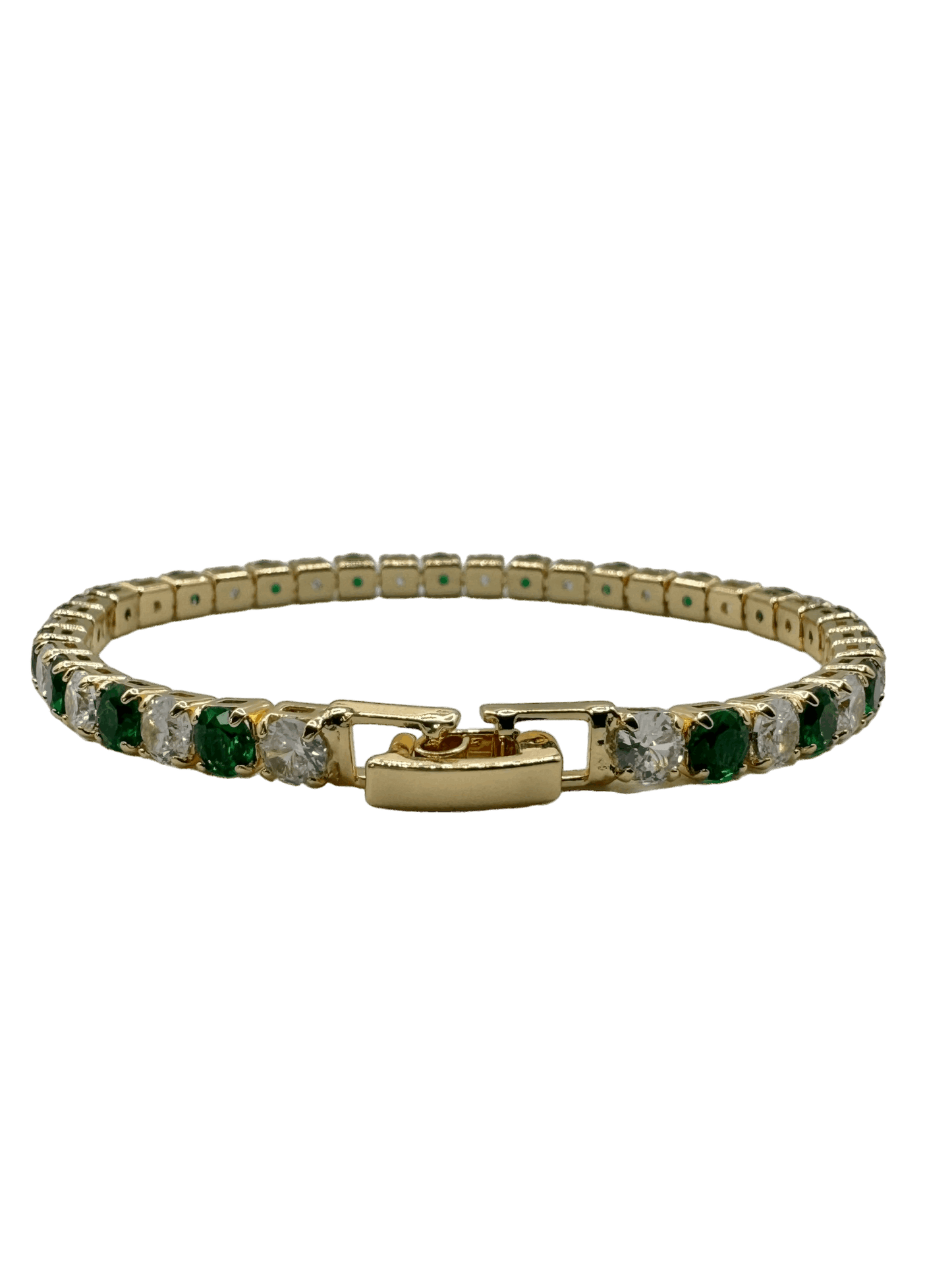 Clover Dotted Tennis Bracelet