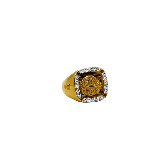Diamond Moon Child Signet
