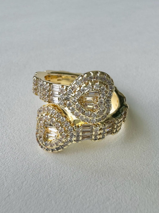 Double Hearted Ring