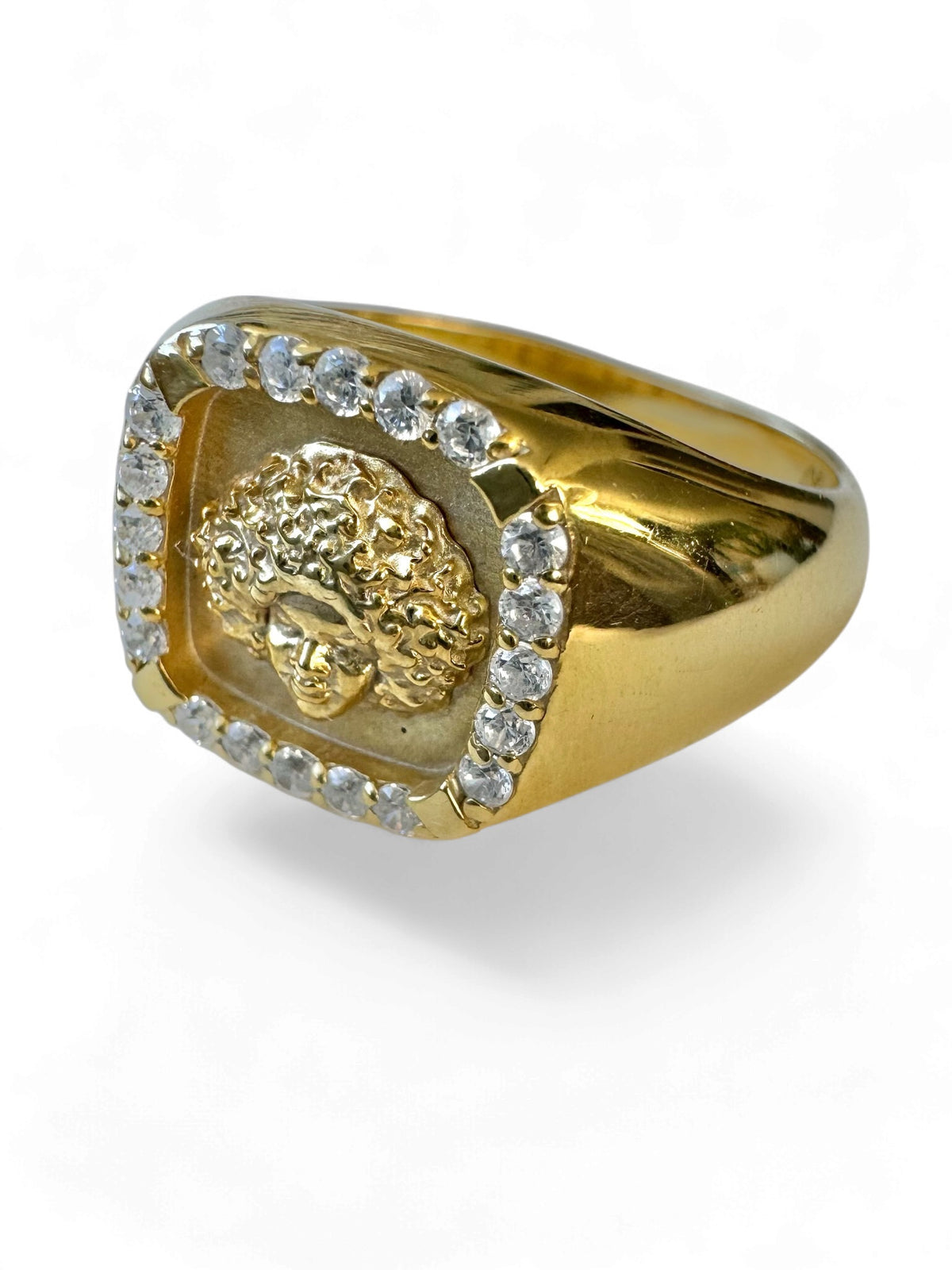 Diamond Moon Child Signet