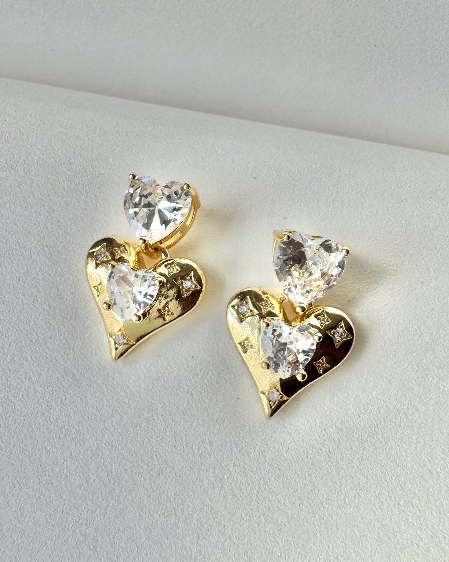 Stellar Heart Studs