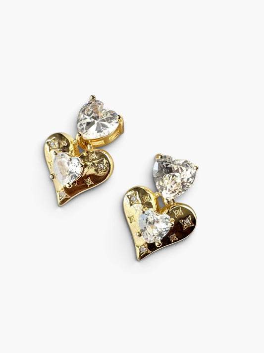 Stellar Heart Studs