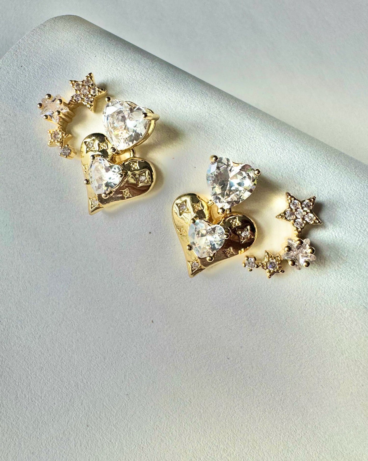 Stellar Heart Studs